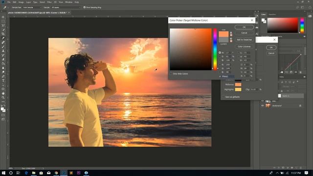 Color Matching | Photoshop tutorial смотреть онлайн