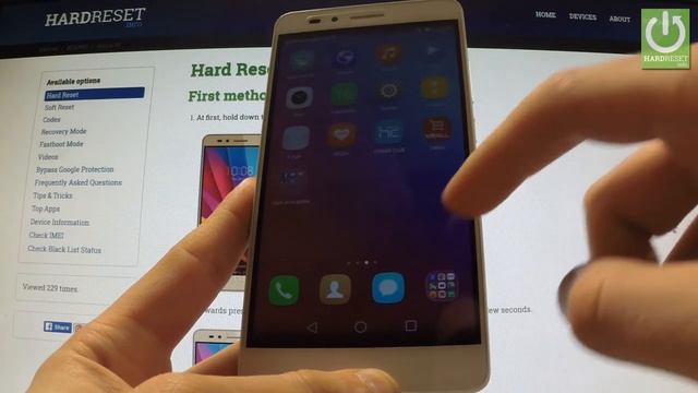 Set Language in HUAWEI Honor 5X - Language Settings смотреть онлайн
