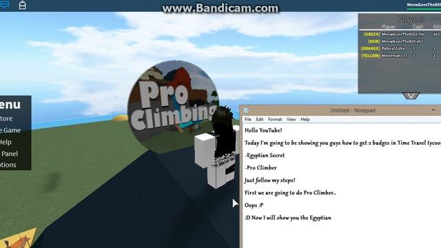 How To Get Badges On Time Travel Tycoon ROBLOX