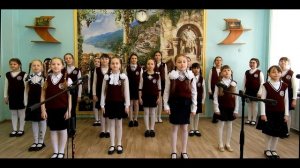 Хор учащихся 3-5 классов - "Песня юных защитников Отечества"