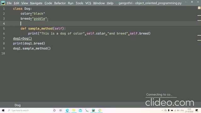 __init__ method and self parameter |Objects And Classes|Python Programming For Begginers part-37 смотреть онлайн