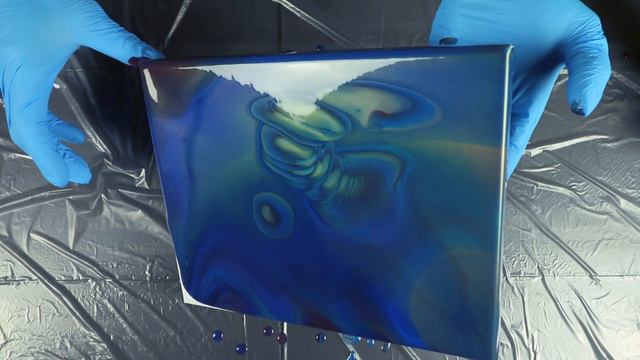 Chameleon Cell Acrylic Pour Fluid Art with JMoPainting смотреть онлайн