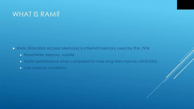 Java Technical Topic: Memory Management - RAM смотреть онлайн