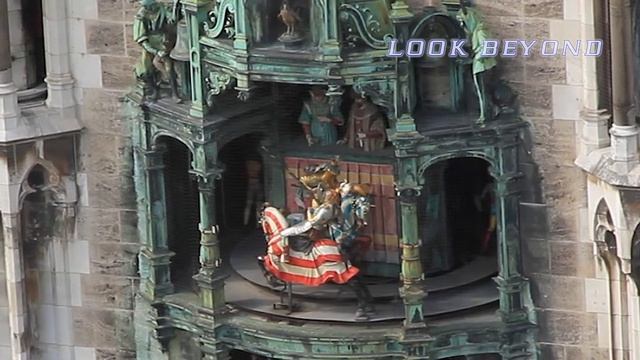 Часы на новой ратуше. Мюнхен. смотреть онлайн