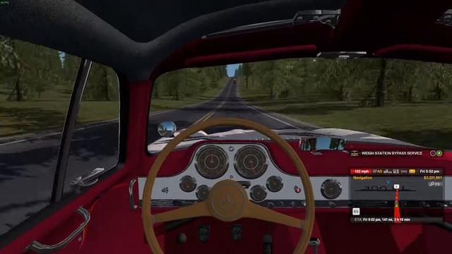 ATS | Road-trip 9: Mercedes Benz 300SL! смотреть онлайн