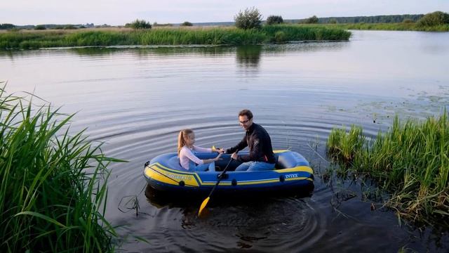 Обзор лодки INTEX Challenger-2 смотреть онлайн