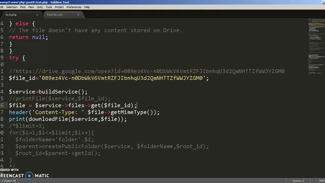 Google Drive File Downloading using PHP смотреть онлайн