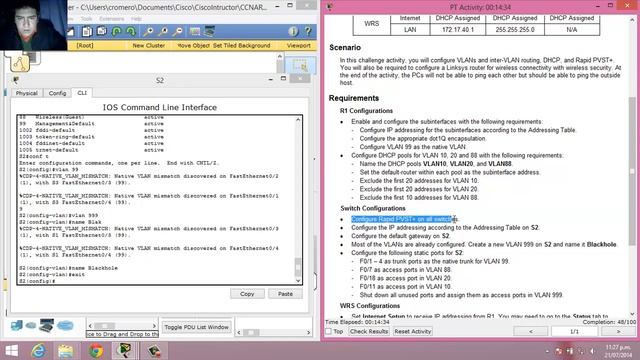 4.5.1.2 Packet Tracer - Skills Integration Challenge смотреть онлайн