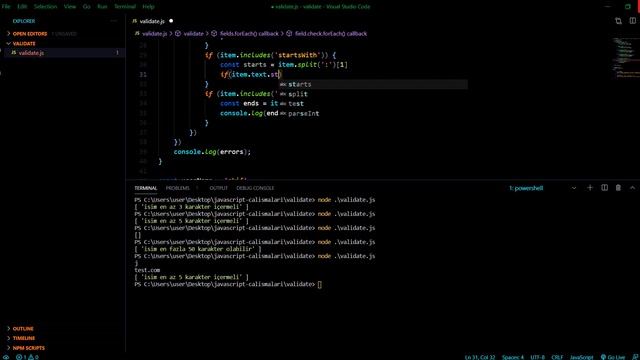 Javascript İle Validation Kütüphanesi Oluşturalım смотреть онлайн