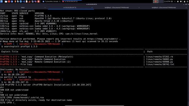 TryHackMe - Kenobi Walkthrough смотреть онлайн
