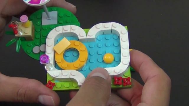 Review - Lego Friends Olivia's Garden Pool Set #41090 смотреть онлайн