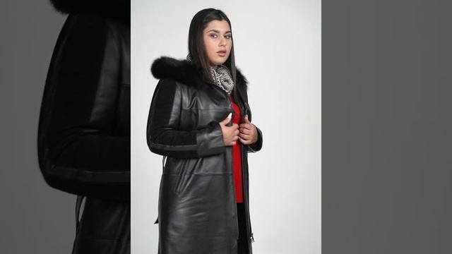 TOTOGROUP - Кожаное пальто большого размера, арт.: 18809919 смотреть онлайн