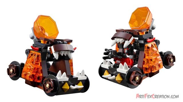 Lego Nexo Knights Chaos Catapult 70311 Stop Motion Build Review смотреть онлайн