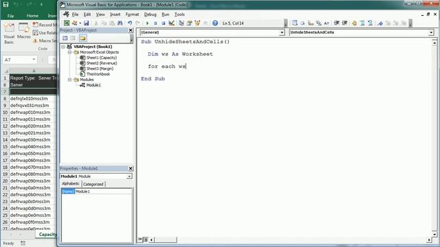 Unhide All Sheets And Cells Excel VBA Macro смотреть онлайн