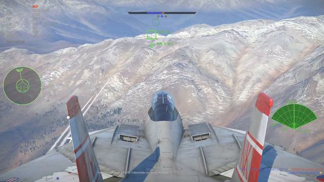 War Thunder Testing out Aim 54-A missiles смотреть онлайн