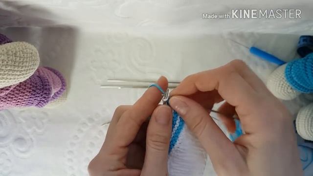 МК ШАПОЧКА СПИЦАМИ ДЛЯ ЗАЙКИ смотреть онлайн