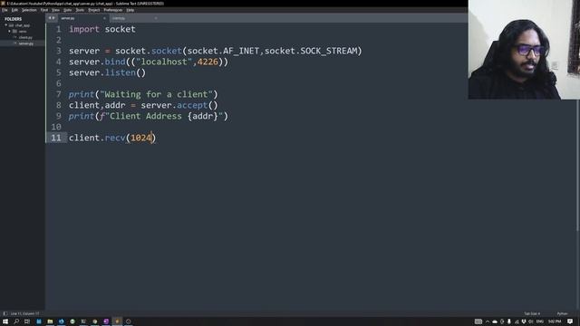 Python / Socket Programming - Simple Chat Application смотреть онлайн