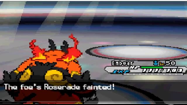 Pokemon White 2 Battle #95 Pokemon World Sinnoh Leaders Tournament Gardenia