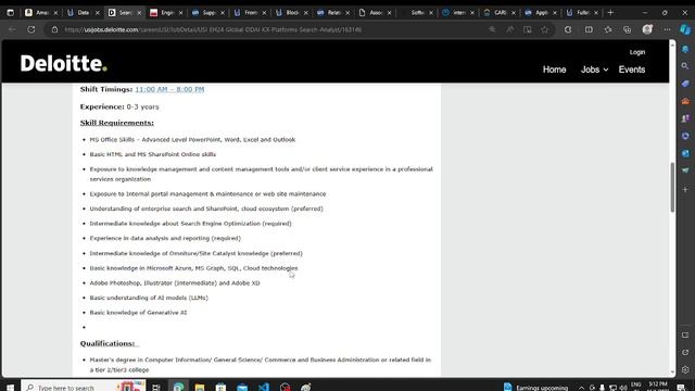 Deloitte Hiring | OFF Campus Job Drive | 2021 | 2022 | 2023 | 2024 Batch Hiring | Fresher Jobs смотреть онлайн