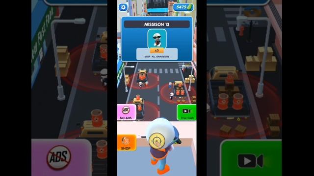 Stickman Sniper Shooting Games - Android Gameplay FHD смотреть онлайн