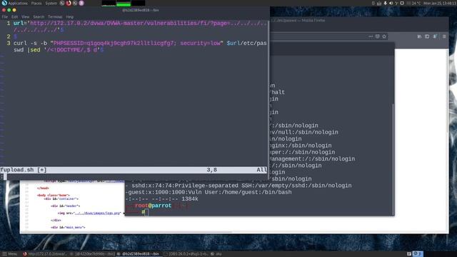 DVWA File Inclusion смотреть онлайн