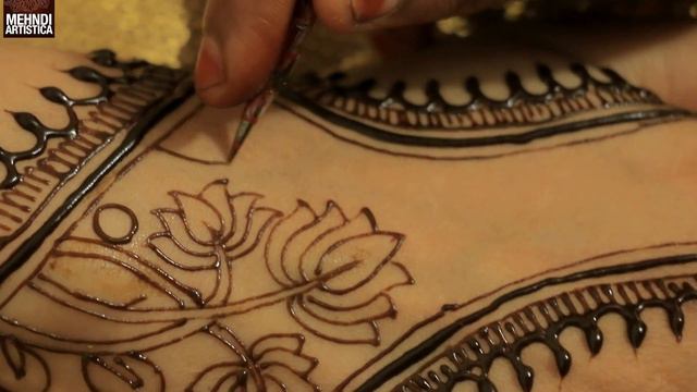DIY Negative Space Lotus Floral Mehndi Designs 2017 | Cutwork Mehandi Henna смотреть онлайн