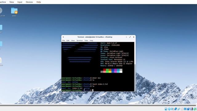 Rename File menggunakan terminal Linux Zorin OS - Zorin os Oracle VM VirtualBox 2022 07 27 22 12 28 смотреть онлайн