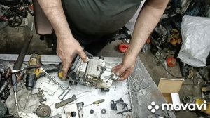 Stihl MS180 замена корпуса пилы. Сборка