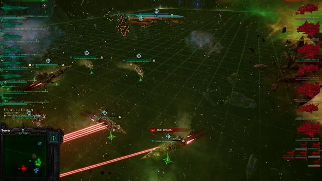 Chaos (Nurgle Fleet) vs Ork Pirates! Rank 84 - Battlefleet Gothic Armada смотреть онлайн