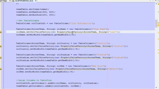 JavaFX 8 Tutorial - TableView - #19 смотреть онлайн