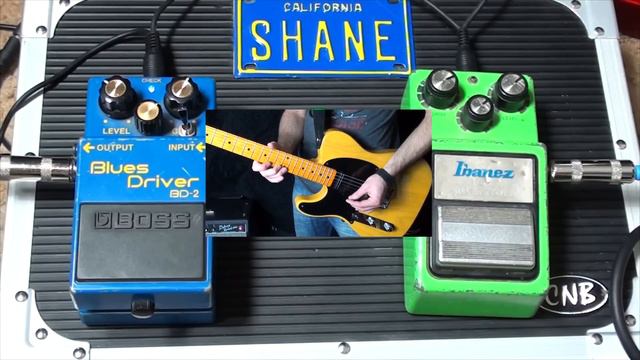 Ibanez Tubescreamer TS9 vs BOSS Blues Driver BD-2 Pedal смотреть онлайн