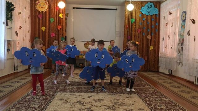детский сад " Колосок" ст. Безменово Танец "Тучка" Подготовительная группа Ромашки смотреть онлайн