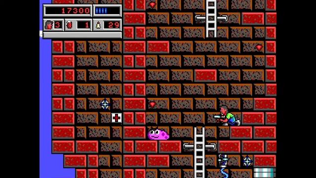 Bio Menace gameplay HD (1993, Apogee Software) смотреть онлайн