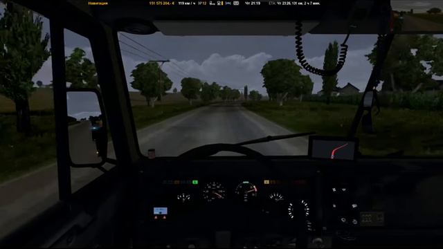 Eurotrucks 2 Eastern Express Map Нарезка Покатушек по дорогам России смотреть онлайн