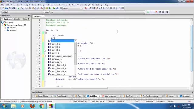 C Language in Telugu - Complete Tutorial in 12 Hours смотреть онлайн