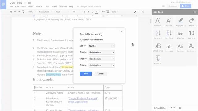 Doc Tools - Google Docs add-on смотреть онлайн