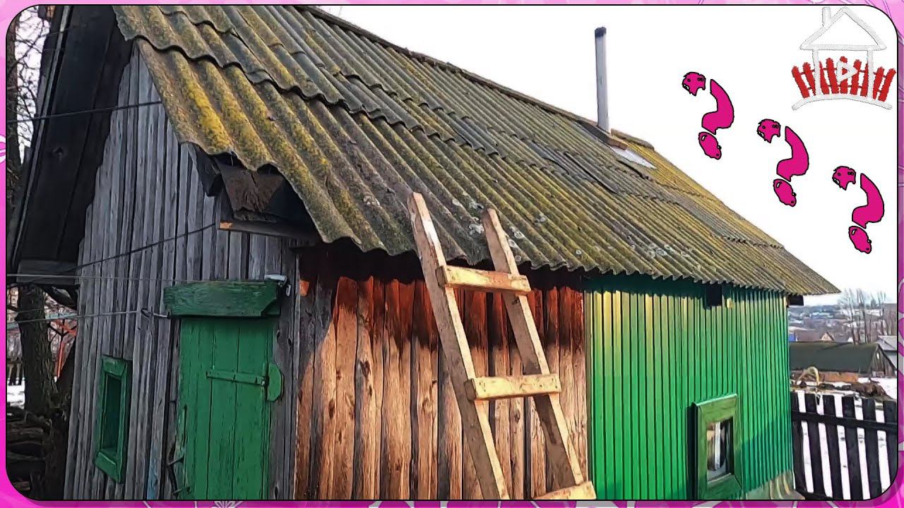 Перекрыли крышу бани профлистом. Соседка плясала от радости. смотреть онлайн