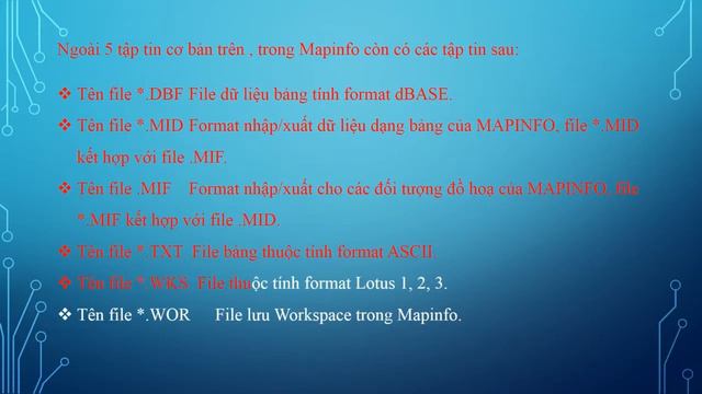 Hướng dẫn thực hành Mapinfo смотреть онлайн
