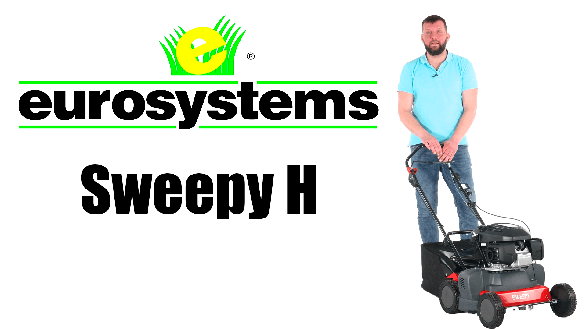 Обзор на подметальную машину для искусственного газона Eurosystems Sweepy H смотреть онлайн