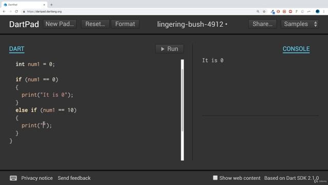 Dart Conditional if Statement - Dart Programming Course смотреть онлайн