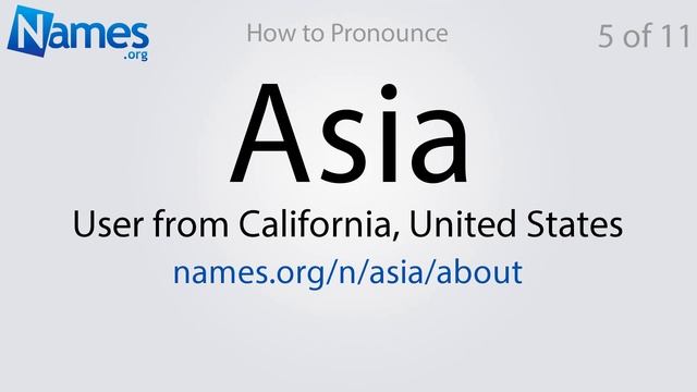 How to Pronounce Asia смотреть онлайн