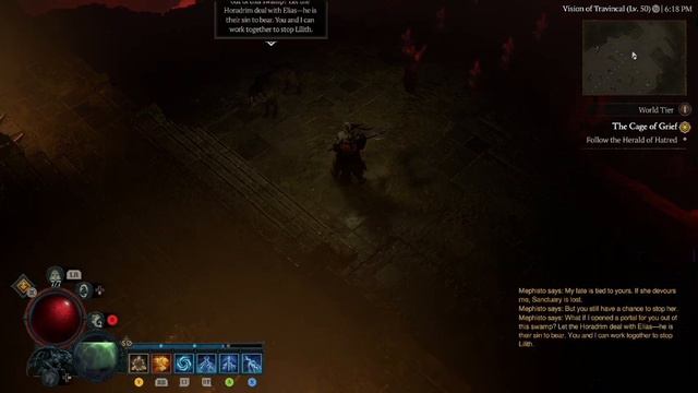 Mephisto Wants To Work Together To Stop Lilith | Diablo IV смотреть онлайн