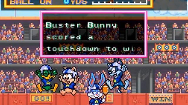 Прохождение Tiny Toon Adventures Buster Busts Loose часть-4 [1-2] Американский футбол смотреть онлайн