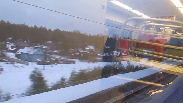 На "Ласточке" подъезжаем к станции Бологое смотреть онлайн
