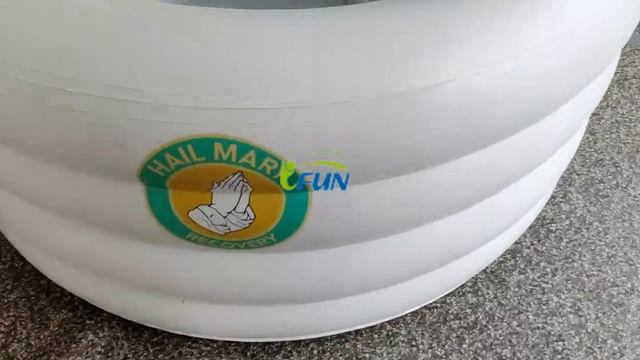 Round Inflatable Team Ice Bath / White Inflatable Recovery Bathtub for Athletes смотреть онлайн