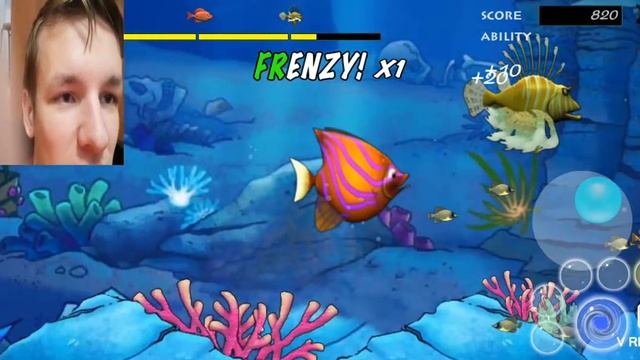 Добрый летсплей с тилацином! Игра feeding frenzy от alawar смотреть онлайн
