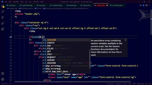 User Registration In Php And MySQL || PART - 3 смотреть онлайн