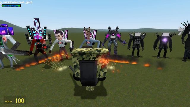 NEW EVOLUTION UPGRADED TITAN TV MAN ULTRA SKIBIDI TOILET IN GARRYS MOD! смотреть онлайн