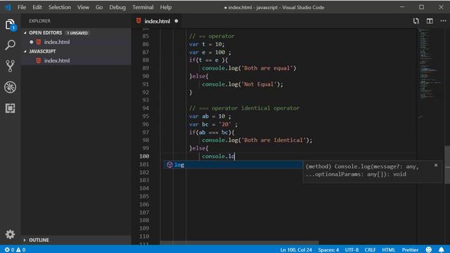 23 identical operator in javascript смотреть онлайн