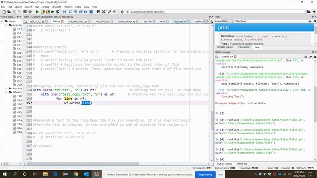 File Basics( Write Operation) - Python смотреть онлайн